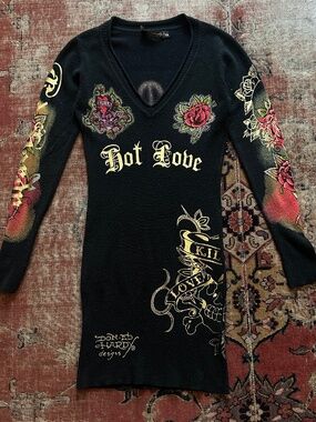 Vintage Y2K Ed Hardy Dress
